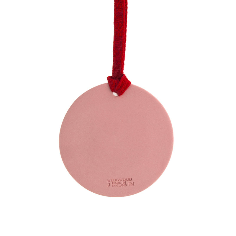 Festive Snowflake Ornament, Pink & White