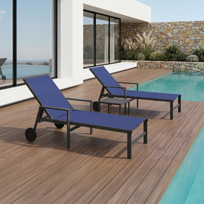 Outdoor Patio Chaise Lounge