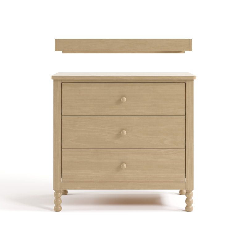 Rio 3 Drawer Chest With Changing Topper, Driftwood