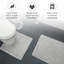 Kulap Chenille Bobble Bath Mat & Pedestal 2pc Set-540046545