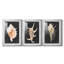 Imprimé graphique Murex rose - encadré sur mesure de qualité supérieure - 3 pièces-1318840430-1318840400