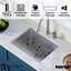 Ensemble d'évier de cuisine à cuve simple en acier inoxydable de calibre 16 21-1 / 4 po x 17-1 / 4 po Karran