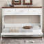 Structure de lit en bois, lit escamotable avec 3 tiroirs