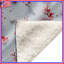 Jeté en molleton Pink Flowers - Jetés floraux pour canapés ou lits-123125630