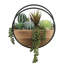 Ensemble de 5 plantes succulent artificielles dans un panier