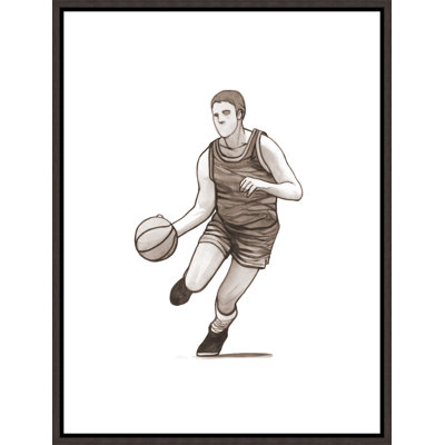 Off The Dribble III Painting by David Erickson