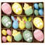 Valery Madelyn 35 pièces œufs de Pâques décorations d'arbre, œufs de Pâques en plastique rose bleu pastel ornements d'arbre en vrac pour les décorations de Pâques, œuf suspendu incassable pour décoration de fête de printemps-268661404