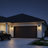 21.7 in. 2-Light Black Dusk to Dawn Outdoor Wall Sconce with Glass Shade（2-Pack）-806285637-806285636