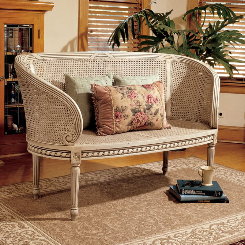 Banc ovale en rotin Hiro