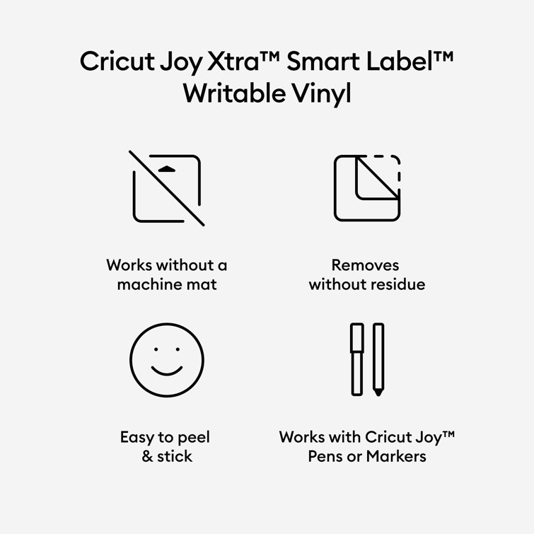 Cricut Joy Machines - Smart Label Writable Vinyl Instructions