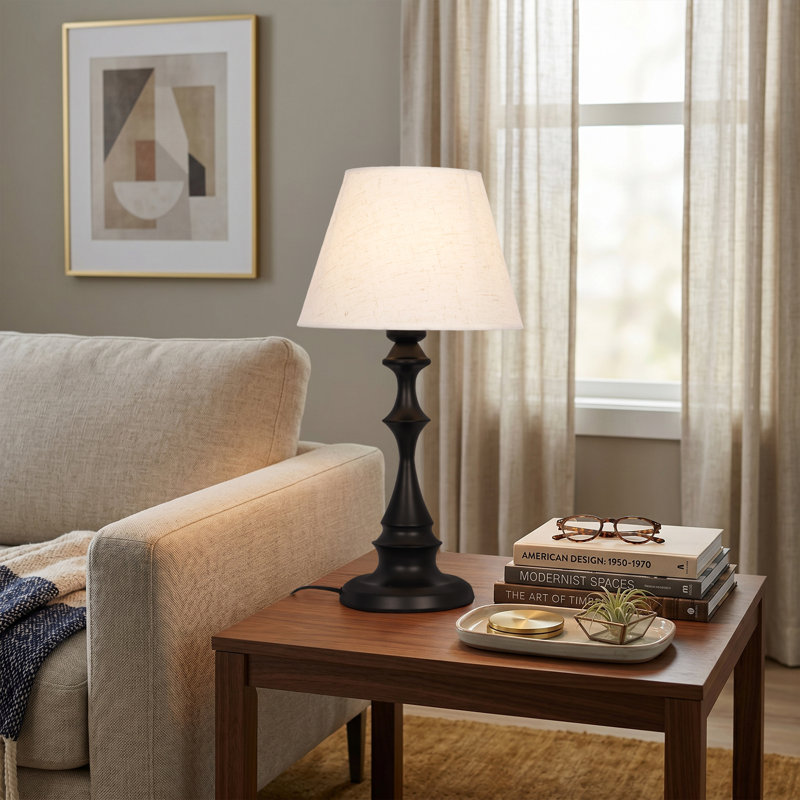 Lampe de table avec abat-jour 3 couleurs