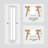 Linen Textured Hemstitched Embroidered Striped Table Runner With Tassels-113878480-113878483