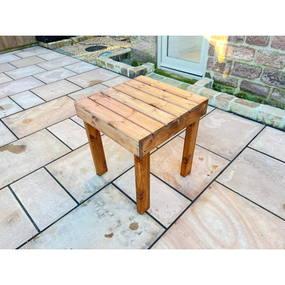 Tamez Square Outdoor Side Table , 60cm cm W 60cm cm D