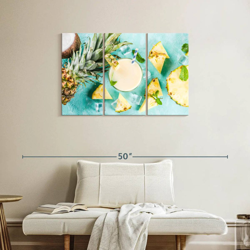 Yarlin Summer Pina Colada Cocktails, 24" H x 38" W