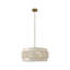 Luminaire suspendu coquillage réglable avec abat-jour en corde de coton Costal-2072546929