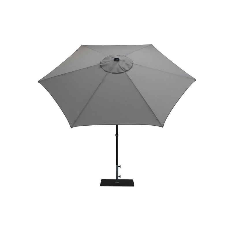 Annalize 300cm Market Parasol, Grey