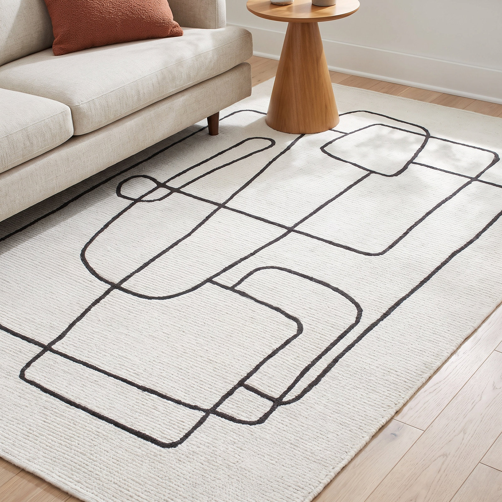 Rossi Hand-Tufted Moroccan Rug, Rectangle 9' x 12'