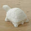 Statue de tortue en marbre blanc l 5,5 po Bayou Breeze (ensemble de 2), accessoire de décoration intérieure / extérieure