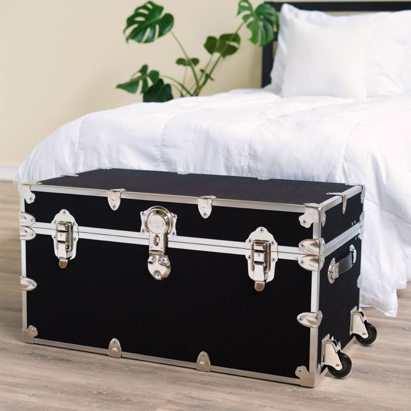Home storage trunk. Home Storage Trunk, Black