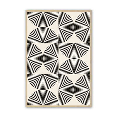 Modernist Quartet I, reproduction d'art encadrée