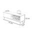 Banc de rangement pour chaussures 47,2 po-110332148
