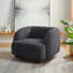 37Inch Upholstered Arm Chair With Wood Legs (Set Of 2)