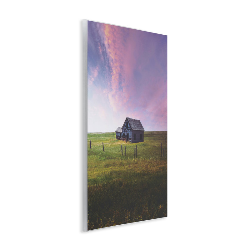 Plaque murale Kinship Cottage & Pastel Sky, design par Annie Bailey Art, H 15 po x l 10 po