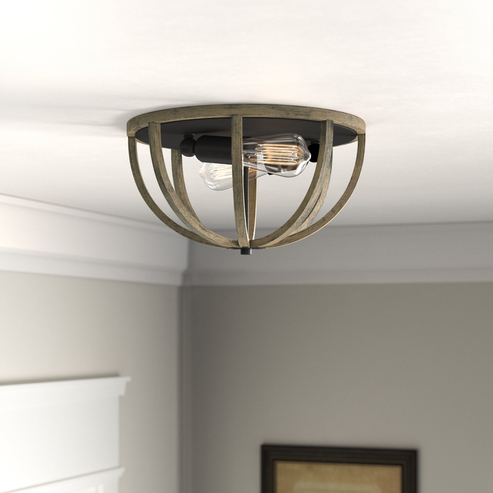 Maxwell 2 Light Flush Mount