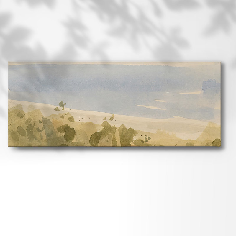 «Brushy Coast I», reproduction sur toile