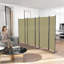 Paravent 6 panneaux, paravent pliable, beige