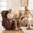 Dual Motor Heating Massage Elderly-Movable Recliner Chair with Wheels and Power Supply-1722119396