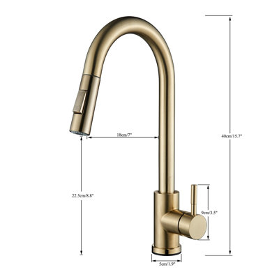 Robinet de cuisine escamotable Mosson