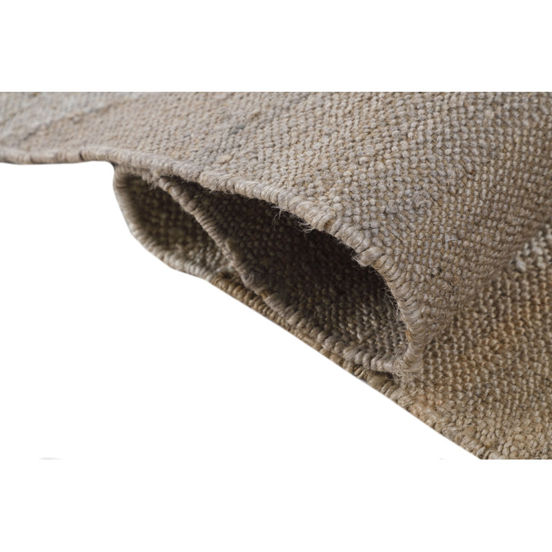 Tapis d'intérieur en jute Flatweave, Rectangle 8 pi 9 po x 11 pi 9 po