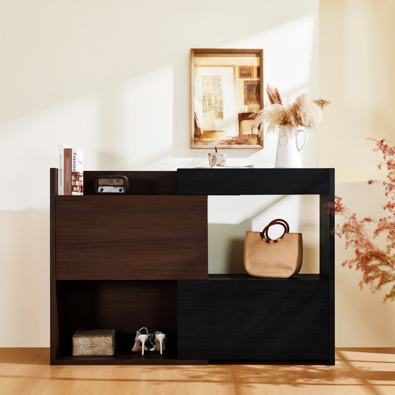 32.5''-58.8'' Extendable & Rotating Shoe Cabinet With 1 Drawer