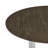 Foldable leaf dining table with 4 chairs-2040431839