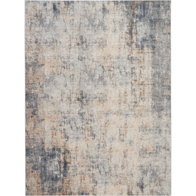 Tapis gris / beige tissé à la machine Comer