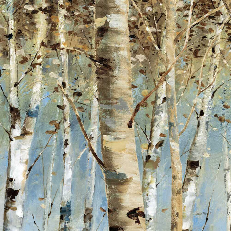 Forêt blanche III, H 36 po x l 36 po x P 1,25 po