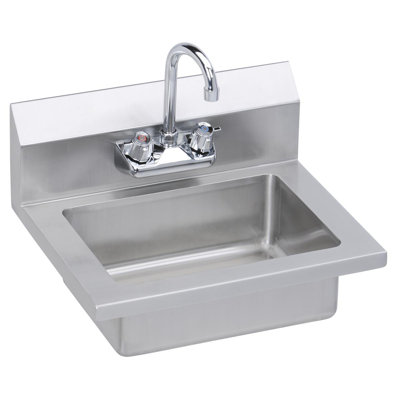 18" L x 14.5" W Wall Mount Service Sink