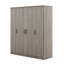 Armoire 4 portes avec 1 tiroir