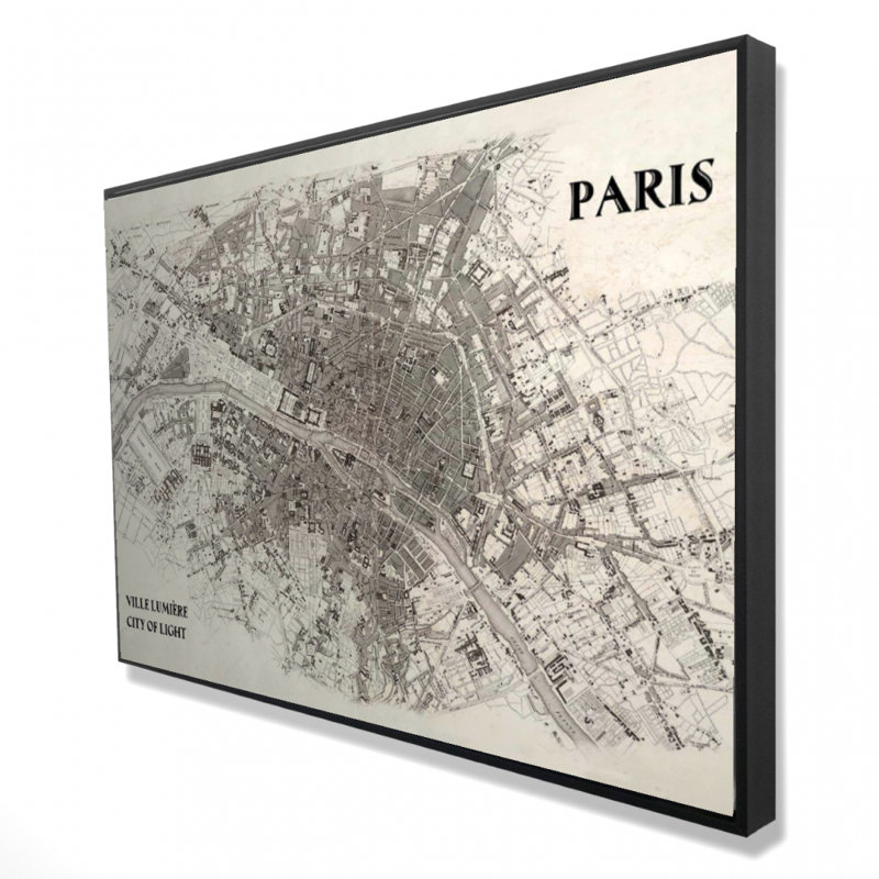 «Paris» sur toile