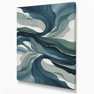 Abstract Landscape 31 Blue Canvas Wall Art