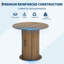 Table de salle à manger ronde avec rangement, table de cuisine de 31,5 po pour 2 à 4 personnes | Petite table avec rangement coulissant caché, idéale pour les cuisines et les salles à manger, brun noyer