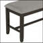 Ensemble de 6 tables de salle à manger en bois, 4 chaises en tissu et banc-1541508472