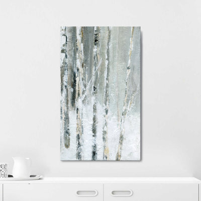 "Snowy Birch III" by Carol Robinson Print on Canvas