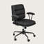 Chaise de travail en mélange de polyester Remaya-1455020128