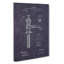 Water Faucet Tap Patent Dark - Wrapped Canvas-61880482