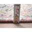 Tapis oriental carré en laine noué à la main à poil long de 1 pi 9 po x 1 po 9 po Kerman Shabby Chic