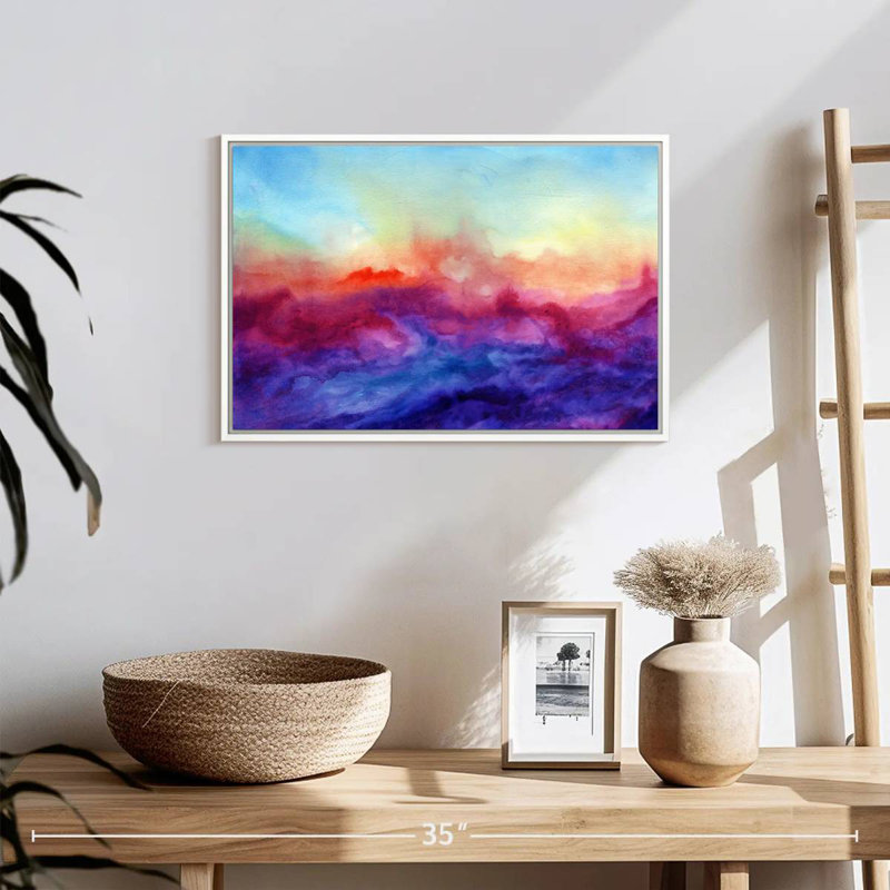 Arpeggi, Floating Frame White, 19" X 13"