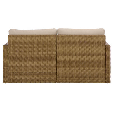 Emma 167.89 cm W Loveseat with Cushions