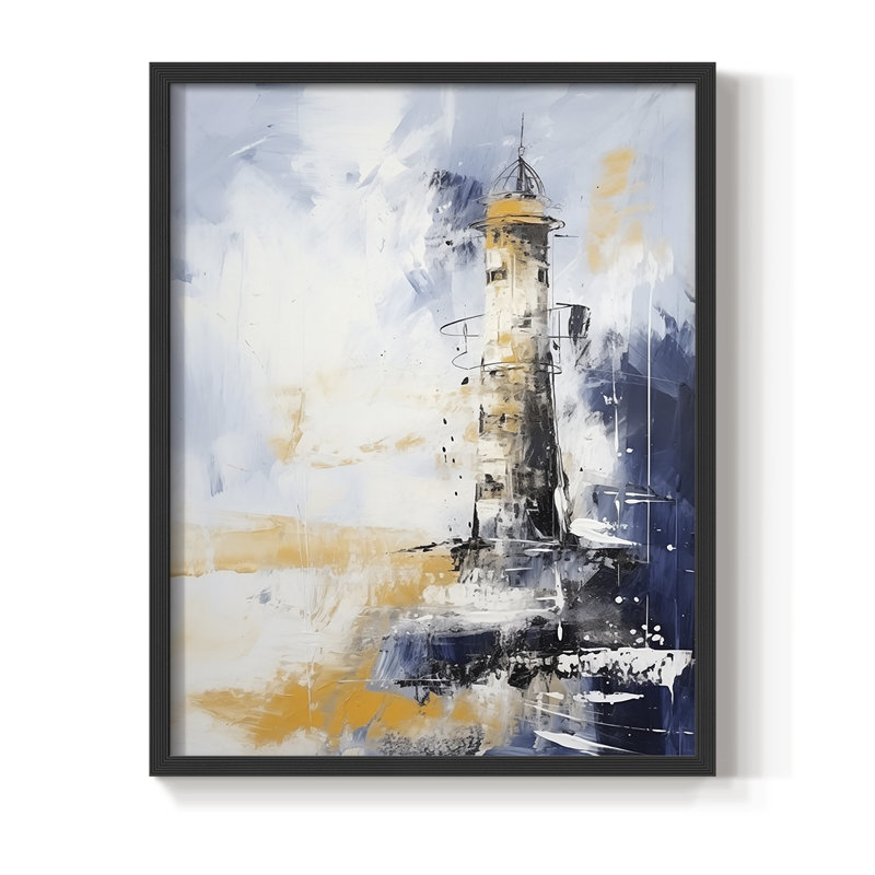 «NAUTICAL Series», impression encadrée en bois massif, Noir, noir, noir, noir, H 30 po x l 24 po